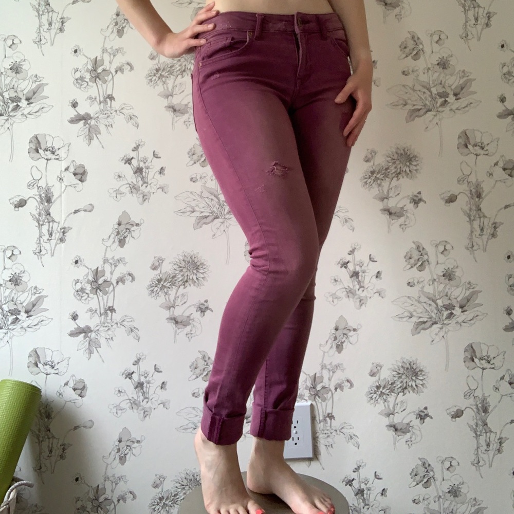 H&M Mauve Skinny Jeans